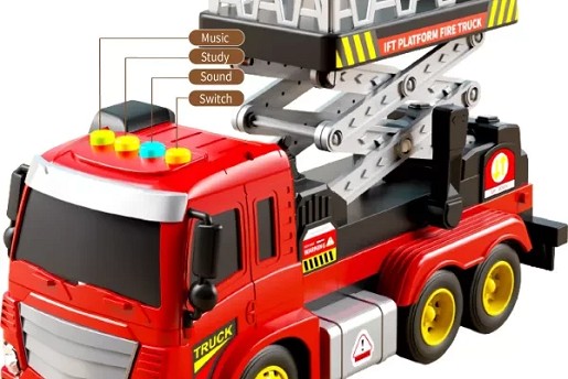 Tűzoltóautó hang- és fényhatásokkal