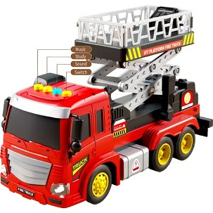 Tűzoltóautó hang- és fényhatásokkal